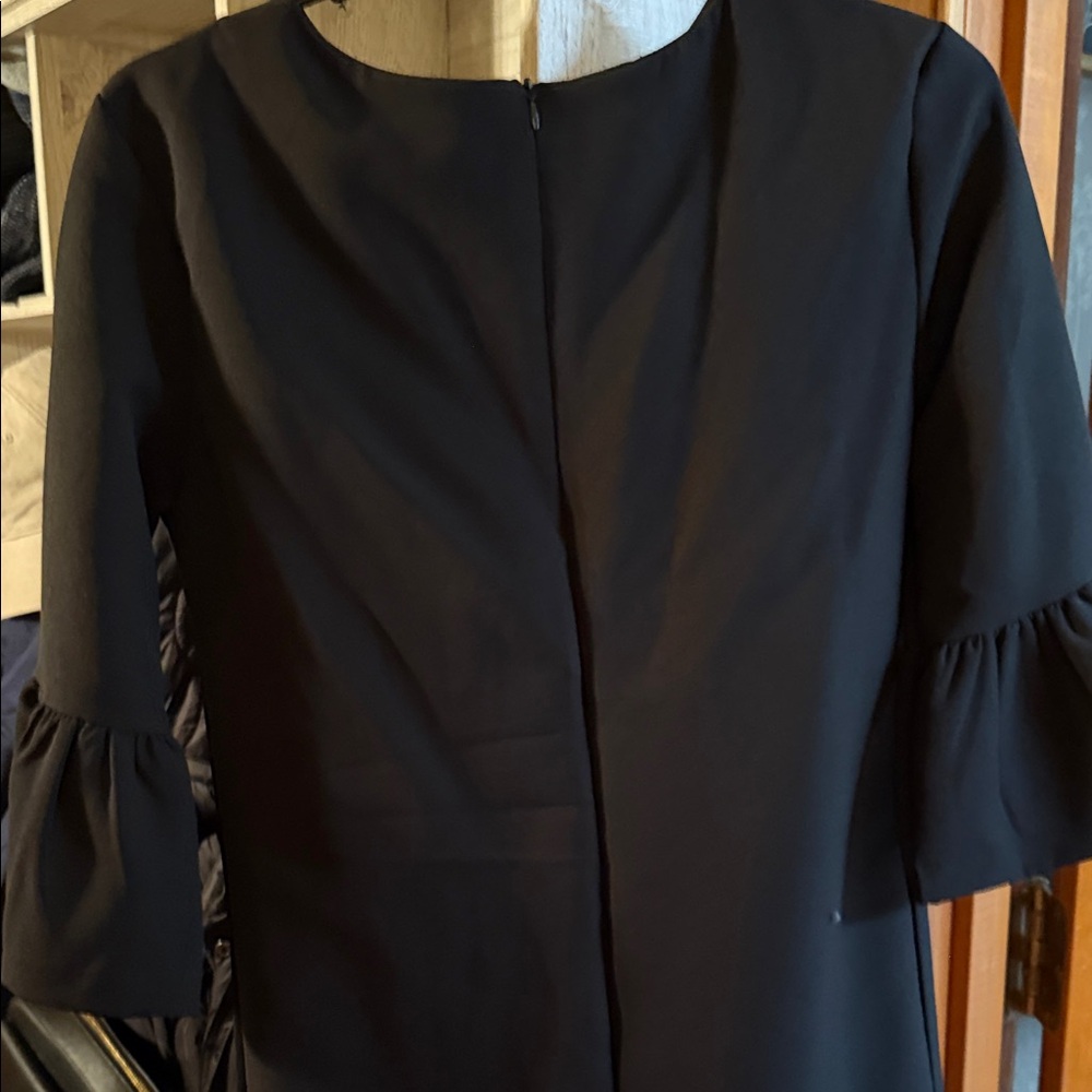 Goodnight Macaroon Black Ruffle Sleeve Dress Size M - Picture 5 of 6